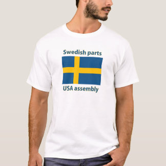 O sueco parte o t-shirt