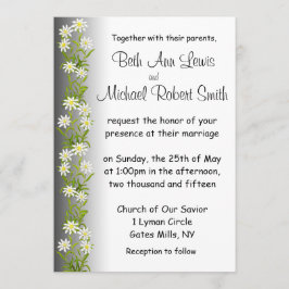 O suíço Edelweiss floresce o convite do casamento