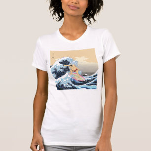 O Sumo que surfa o t-shirt cabido da neutralizaç