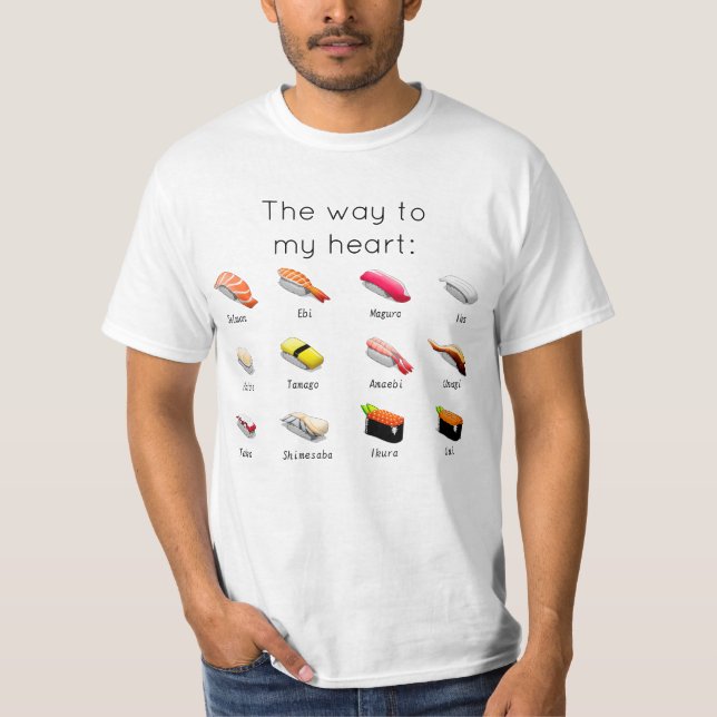 O Sushi Lover T-Shirt (Frente)
