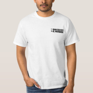 ò T branco básico do t-shirt da alteração