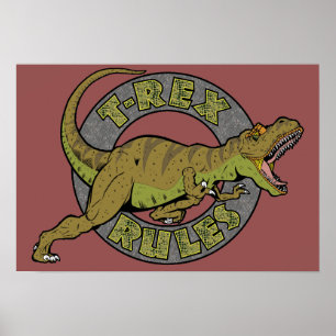 o t-Rex ordena o poster