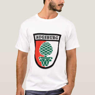 O t-shirt 0010 dos homens da brasão de Augsburg
