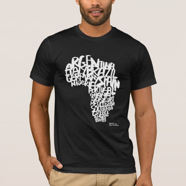 O T-SHIRT AMERICANO PRETO DO ROUPA DOS HOMENS DO (Frente)