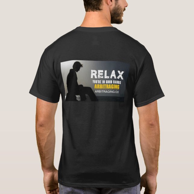 O t-shirt ARBITRAGING RELAXA o ur nas boas mãos (Verso)