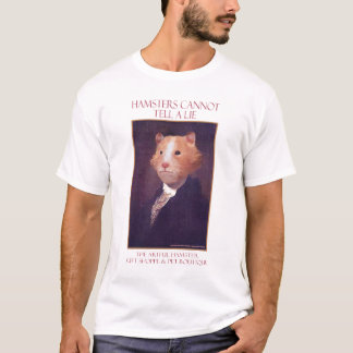 O t-shirt astuto de George do hamster