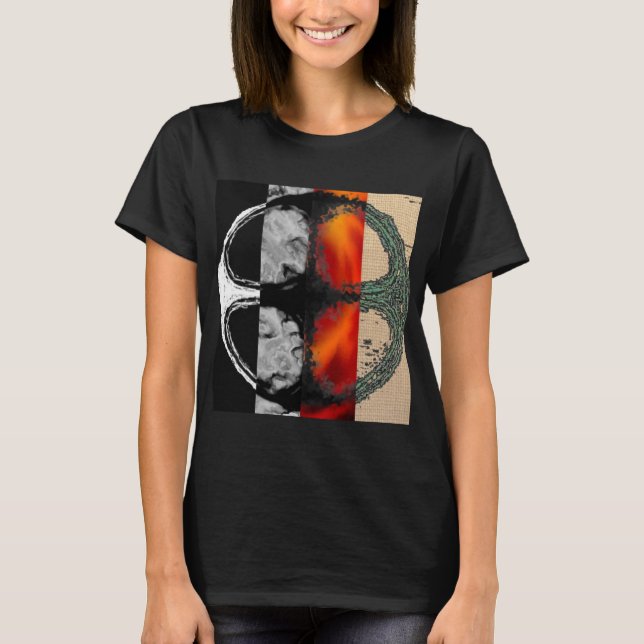 O t-shirt básico das mulheres da série de Kota (Frente)