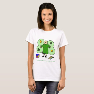 O t-shirt básico das mulheres de Confuzzled Fae do