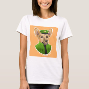 O t-shirt básico das mulheres do salvamento do c