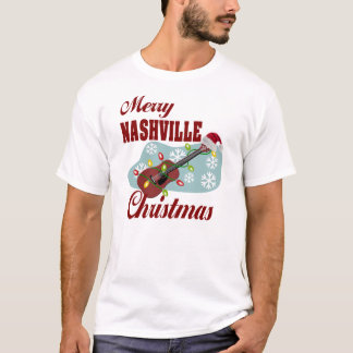 O t-shirt básico dos homens alegres do Natal de