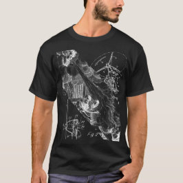 O t-shirt básico escuro dos homens - vento psto