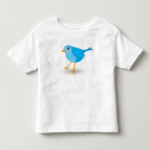 O t-shirt bonito do bebê ou da criança do pássa