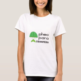 O t-shirt cabido das mulheres