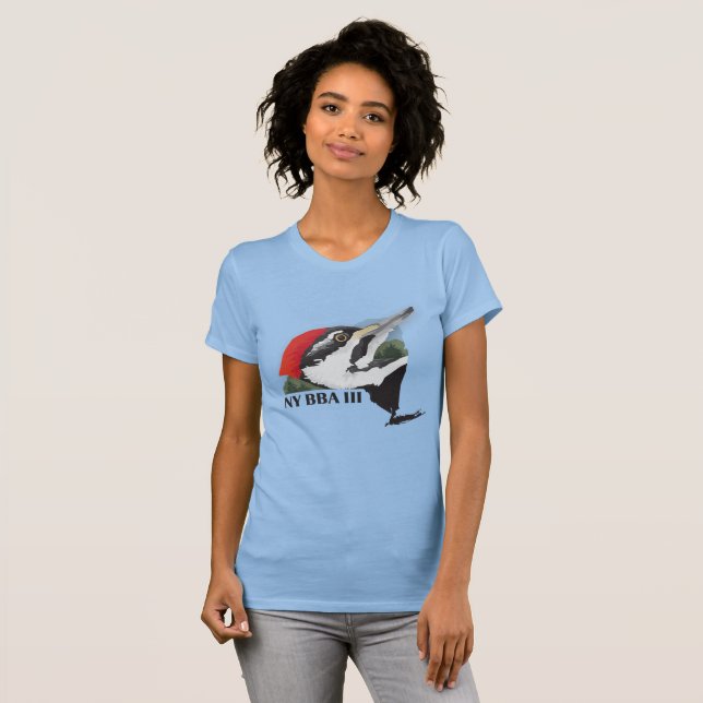 O t-shirt cabido das mulheres (Frente Completa)