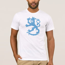 O t-shirt cabido dos homens do leão de Sisu