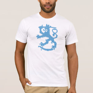 O t-shirt cabido dos homens do leão de Sisu
