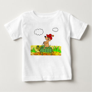 o t-shirt "cão " engraçados dos bebês