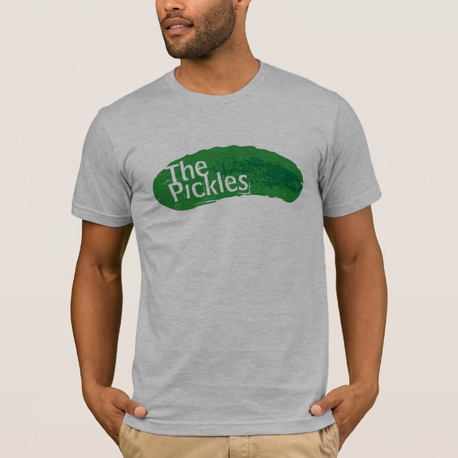 O t-shirt cinzento dos homens (Frente)