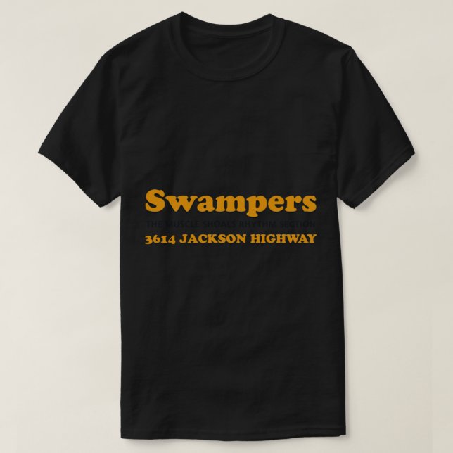 O T-Shirt Clássico dos SWAMPERS (Frente do Design)