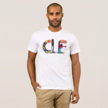 O t-shirt | CLEVELAND dos homens, OH (CLE)