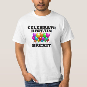 O t-shirt comemora Grâ Bretanha Brexit