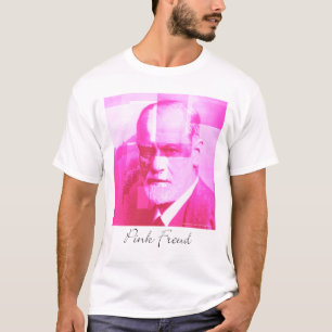 O t-shirt cor-de-rosa original de Freud