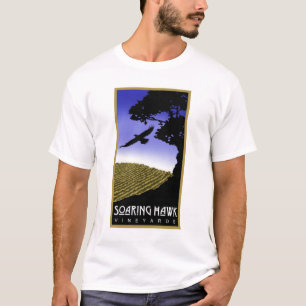 O t-shirt crescente dos homens dos vinhedos do