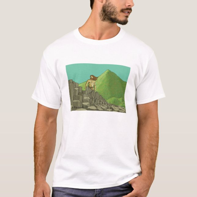 O t-shirt da calçada do gigante (Frente)