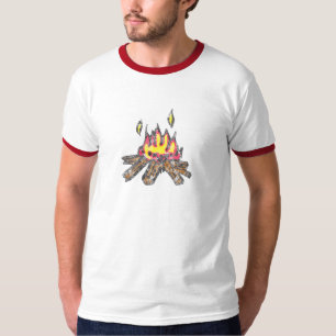 O t-shirt da campainha da fogueira