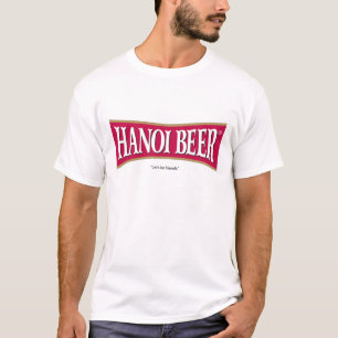 O t-shirt da cerveja de Hanoi com deixou-nos seja
