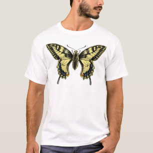 O t-shirt da criança da borboleta de Swallowtail