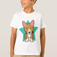 O t-shirt da criança de Basenji da estrela de