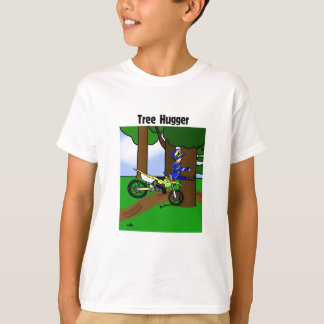 O t-shirt da criança de Hugger da árvore da