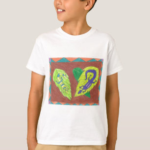 O t-shirt da criança dos lagartos