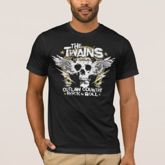 O t-shirt da ferradura do n do crânio de TWAINS!