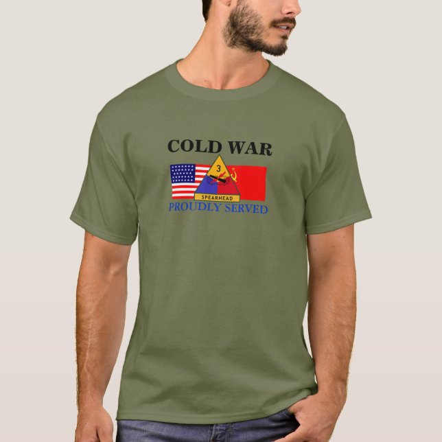 ó T-SHIRT da GUERRA FRIA de DIVISÃO BLINDADA (Frente)
