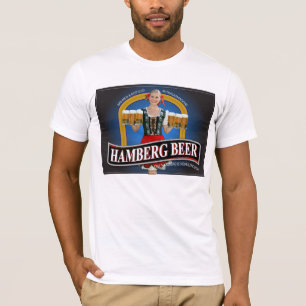 O t-shirt da menina de Hamberg de levantar a