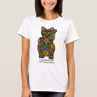 O t-shirt da mulher de Maneki Neko