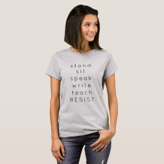 O t-shirt da resistência