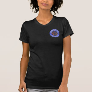 O T-shirt da senhora - yacht club baixo médio da