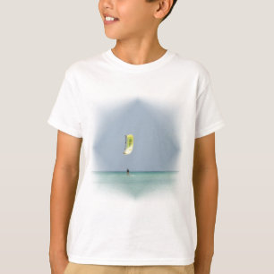 O t-shirt das crianças de Kiteboarder