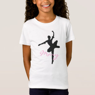 O t-shirt das meninas do balé
