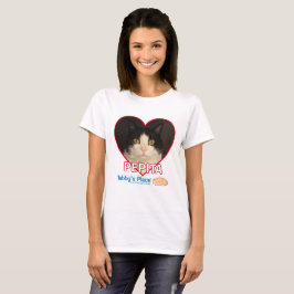 O t-shirt das mulheres