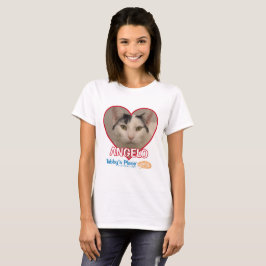 O t-shirt das mulheres