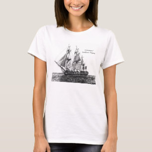 O t-shirt das mulheres altas de Hermione do navio