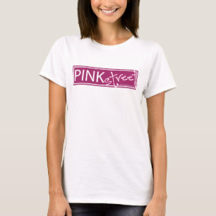 O t-shirt das mulheres cor-de-rosa do legado da