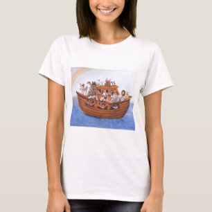 O t-shirt das mulheres da arca de Noah