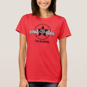 O t-shirt das mulheres da estrela do ☆ da alma