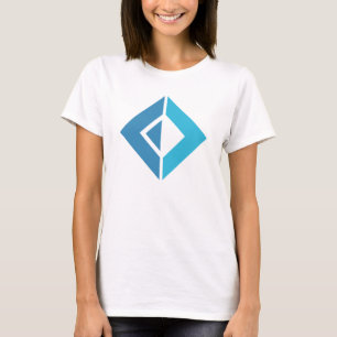 O t-shirt das mulheres da fundação do software d