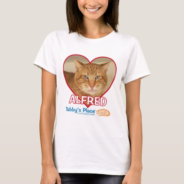O t-shirt das mulheres de Alfred (Frente)